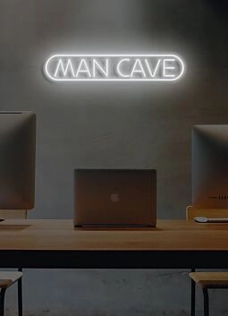Man cave Neon Retreat for Relaxation and Fun