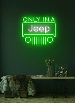 Only in a Jeep Neon Adventure and Ruggedness