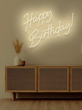 Happy Birthday Neon Celebration of Another Year