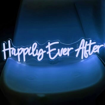 Happily Ever After Neon Illuminating Fairy Tale Endings