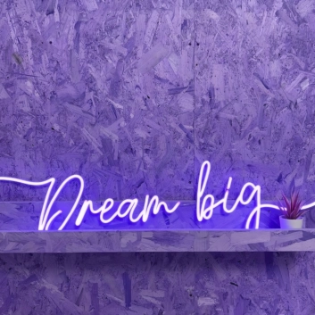 Dreaming  Big Neon Dreamscape for Visionaries