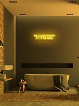 Hygge Neon Comfort and Coziness