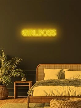 Girlboss Neon Empowerment for Aspiring Leaders