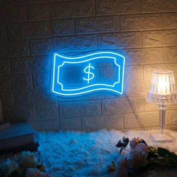 Dollar Bill Neon Sign: Illuminate Your Wealth Path