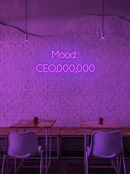 Mood CEO OOO Neon for Leaders of Vibe