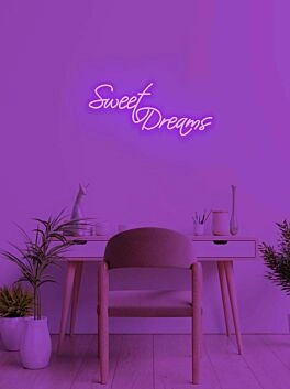 Sweet dreams Neon Whispers of Nighttime Wonders