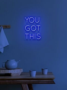 You have this Neon Encouragement for Every Challenge