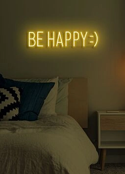 Be happy Neon Beacon of Joy