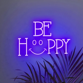 Be Happy Neon Sign