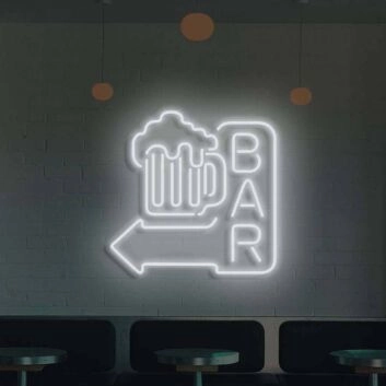Customize Bar Neon Chic for Trendy Nightspots