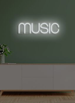 Music Neon Symphony for Melodic Environments