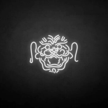 &#39;China Lion Head&#39; neon sign