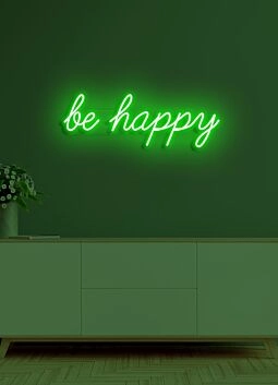 Be Happy Neon Smiles for Joyful Interiors