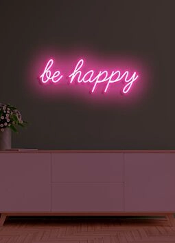 Be Happy Neon Smiles for Joyful Interiors