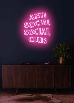 Anti Social Social Club Highlight Individuality with Distinctive Neon