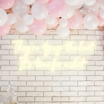 They&#039;re Tying The Knot Wedding Bliss Captured in Neon