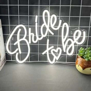 Bride To Be Neon Elegance for Bridal Showers