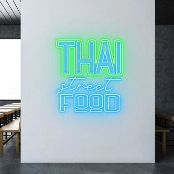 Thai Street Food Neon Streets of Flavor