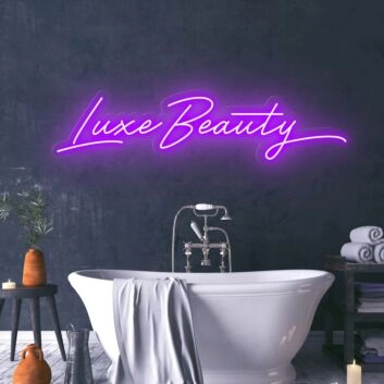 Luxe Beauty Illuminate Beauty and Sophistication with Neon