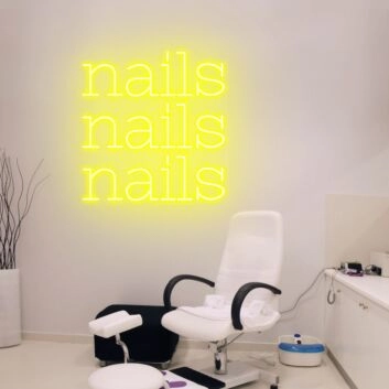Nails Salon Add Elegance to Your Salon with Chic Neon
