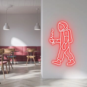Space Coffee Take Your Coffee Break to Outer Space with Neon