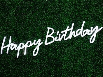 Happy Birthday Make Birthdays Brighter with Neon
