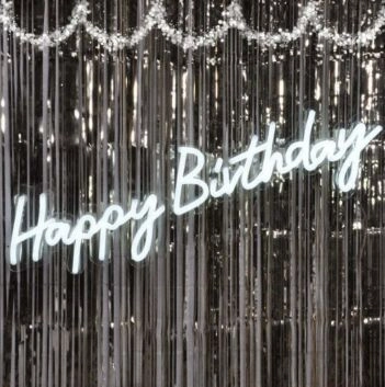 Happy Birthday Make Birthdays Brighter with Neon