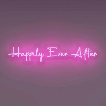 Happily Ever After Illuminate Your Love Story in Neon