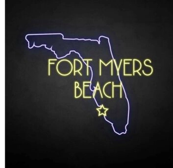 FORT MYERS BEACH neon sign