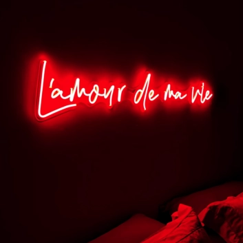 La Vie En Rose Neon Sign: Radiate the Romantic Glow