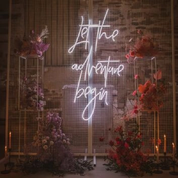 Let The Adventure Begin Neon Sign: Illuminate Your Journey Ahead