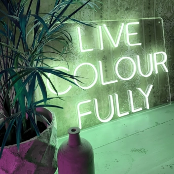 Live Color Fully Neon Sign: Add Vibrancy to Your Space
