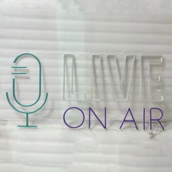 Customize Live On Air Microphone: Illuminate Your Broadcasting Space