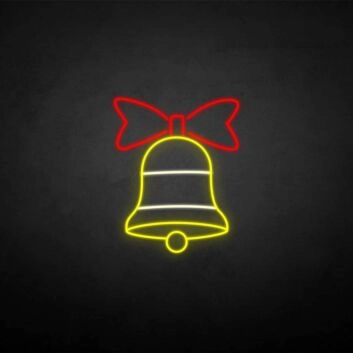 &#39;Marry Christmas Bell&#39; neon sign