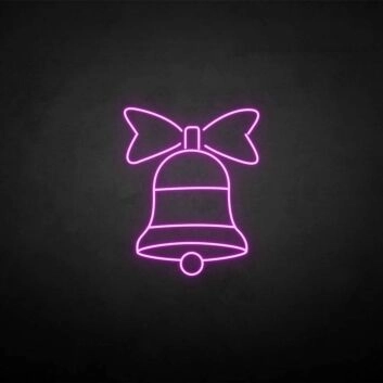 &#39;Marry Christmas Bell&#39; neon sign