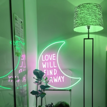 Love Will Find a Way Neon Sign: Let Your Heart Shine Brightly