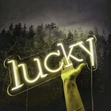 Lucky Neon Sign: Fortunate Charms Illuminated