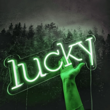 Lucky Neon Sign: Fortunate Charms Illuminated