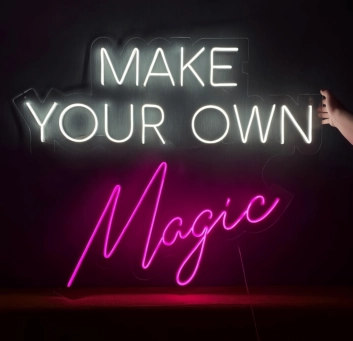 Make Your Own Magic Neon Sign: Illuminate Your Inspirational Space