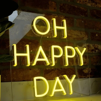 Oh Happy Day: Illuminate Your Joy with Neon!