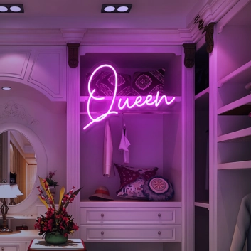 Queen: Reign in Radiance with Our Neon Art Sign!