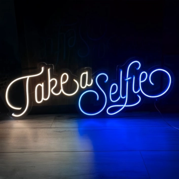 Take a Selfie Neon Sign: Capture the Moment with Style and Flair