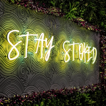 Stay Stoked Neon Sign: Ignite Your Space with Endless Energy and Excitement