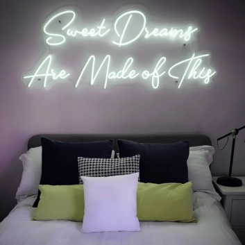 Sweet Dreams Are Made Of This: Illuminate Your Night with Heavenly Glow - Neon Sign