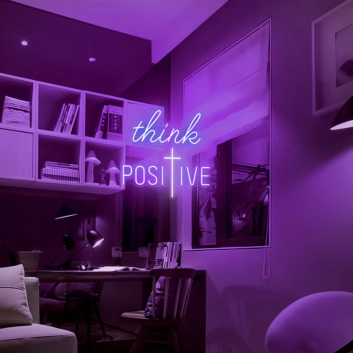 Think Positive: Cross the Boundaries with Neon Inspiration
