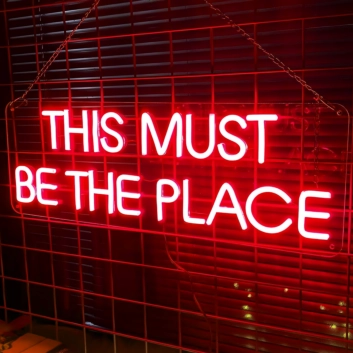 This Must Be The Place: Illuminate Your Space with Neon Charm