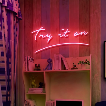 Try it On: Illuminate Your Fashion Journey with Neon Glow