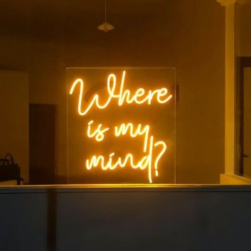 Where is My Mind Neon Sign: Find Clarity in Neon Glow