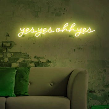 Yes Yes Oh Yes: Let Neon Passion Light Up Your Space