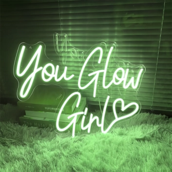 You Glow Girl: Shine Bright with Neon Radiance